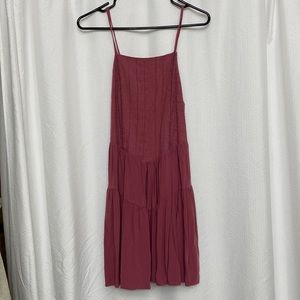 Wild fable dark pink mini dress with pockets